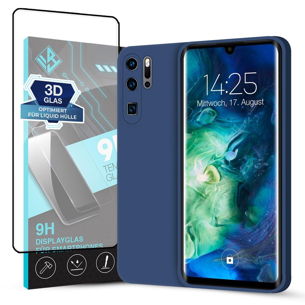 Hülle für Huawei P30 Pro mit 9H Displayglas Displayschutz Produktbild 