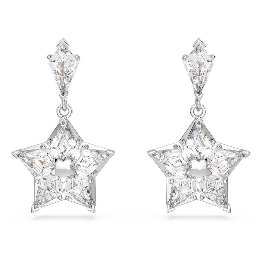Swarovski Damen Ohrringe Ohrhänger Stern Edelstahl Stella 5652002
