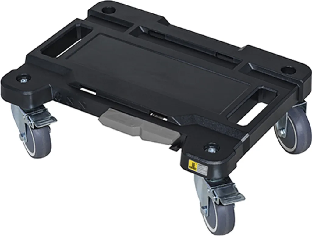 Allit Planche à roulettes EuroPlus MetaRoll noir pour bacs de rangement