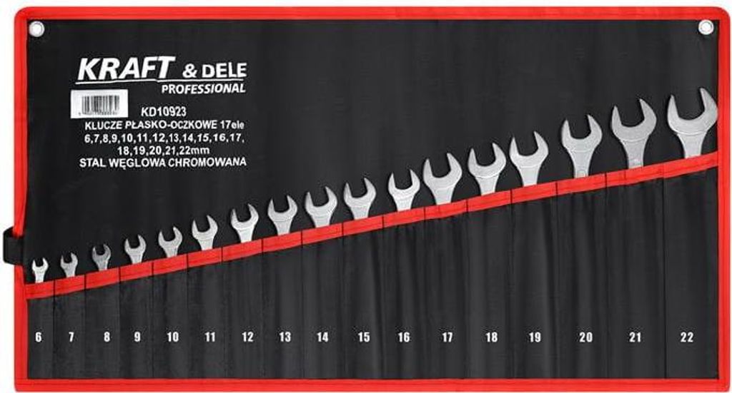 Kraft&Dele KD10923 klíče očkoploché 17ks Obrázek produktu 