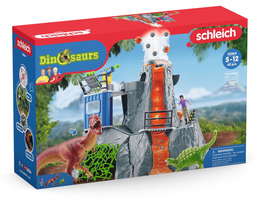 Schleich® 42564 Schleich® Dinosaurs 42564 Große Vulkan Immagine del prodotto 