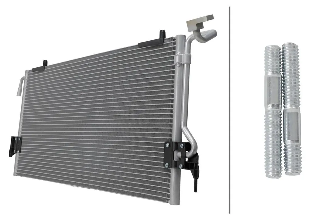 Condensateur de climatisation HELLA soudé pour CITROËN BERLINGO M59