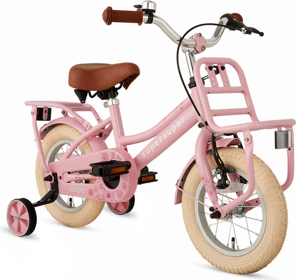 SuperSuper Cooper Kinderfahrrad - 12 Zoll - Pink