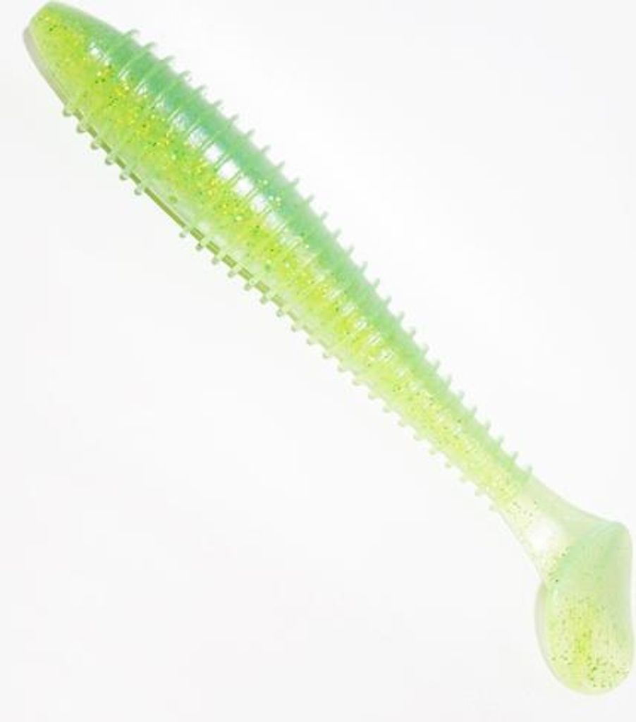 Keitech Fat Swing Impact 3.8" Lime / Chartreuse