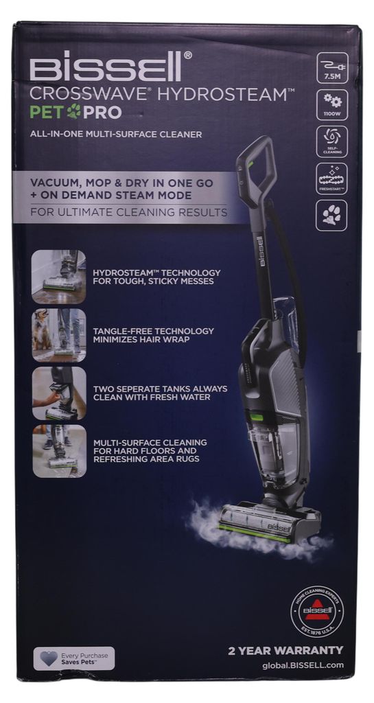 Bissell CrossWave Hydrosteam Pet Pro, Standstaubsauger, Produktbild 