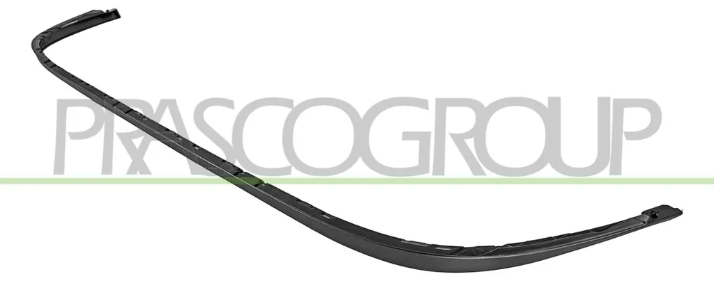 Lèvre inférieure de spoiler PRASCO RN9401801, plastique ABS noir