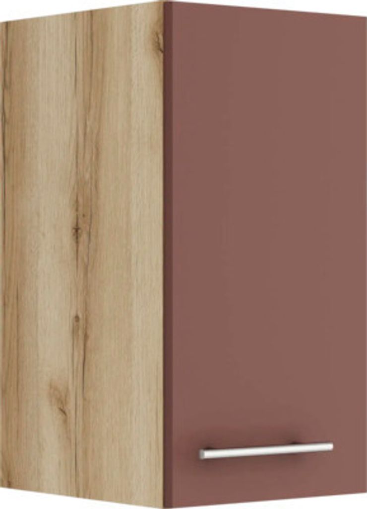 Optifit Hängeschrank Bari407 BxTxH 30 x 34,6 x 57,6 cm rostrot matt zerlegt Anschlag reversibel KUBA O306-9+
