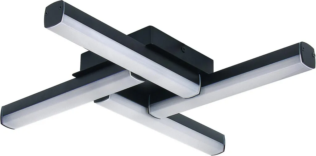 Luminaire plafonnier LED noir moderne Evan 18W Rabalux pour chambre