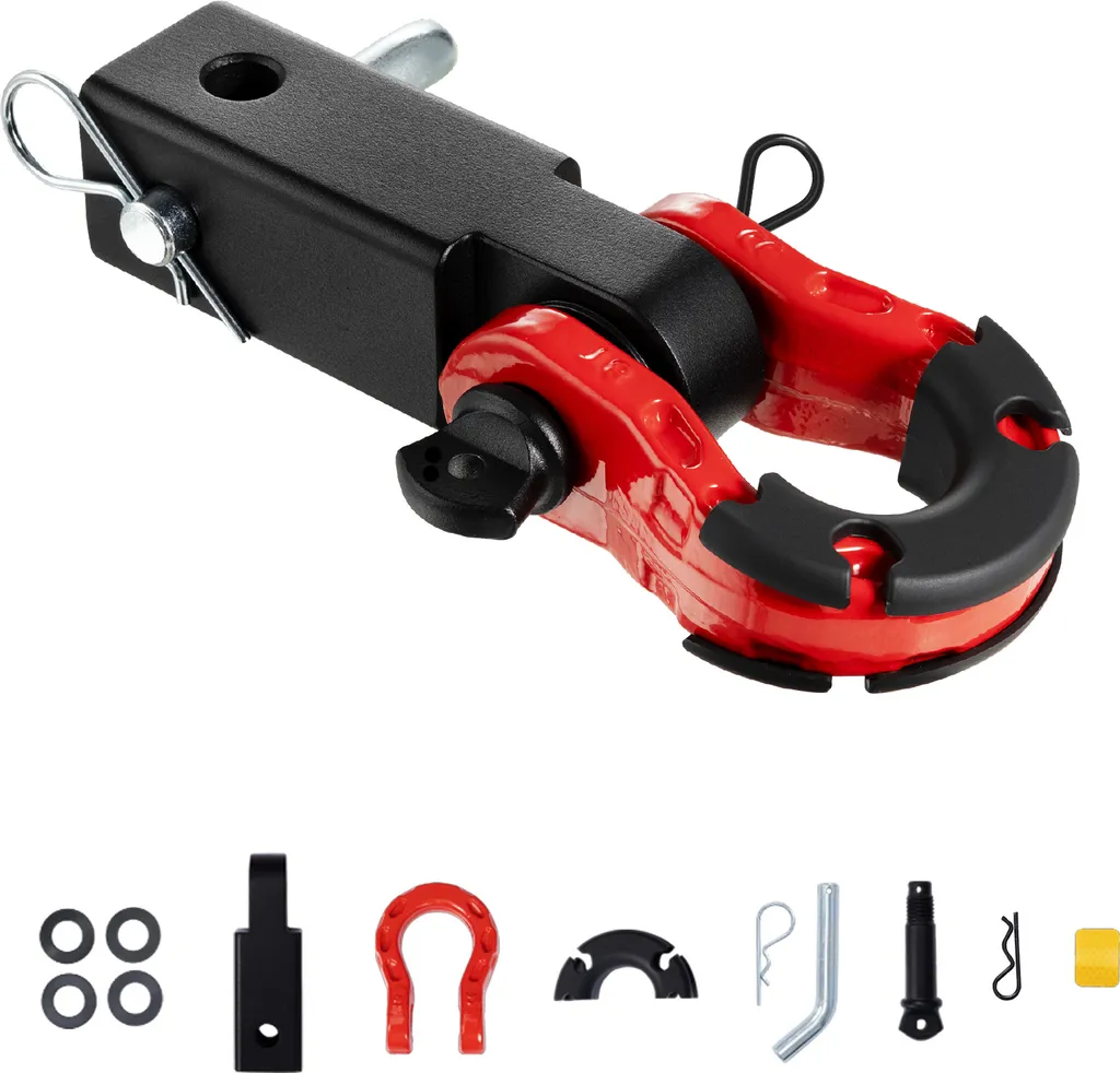 Gancio Recupero Fuoristrada SucceBuy 30T - Kit con Grillo e Perno 2"