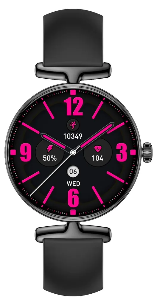 Smartwatch AMOLED Multifonction Noire - Tracker d'Activité et Santé INF - 3