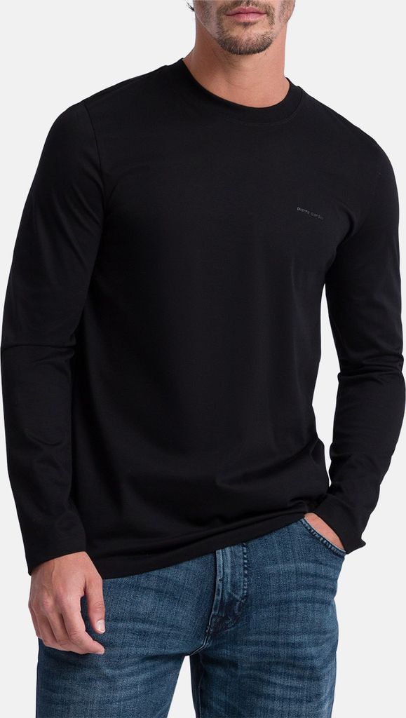 PIERRE CARDIN 1/1 T-SHIRT RH schwarz 30250 3025.9000 S