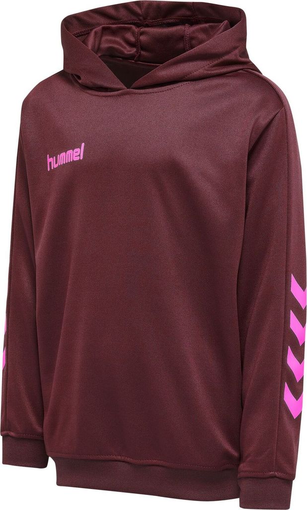 hummel Promo Poly Kapuzenpullover Herren biking red/raspberry sorbet M