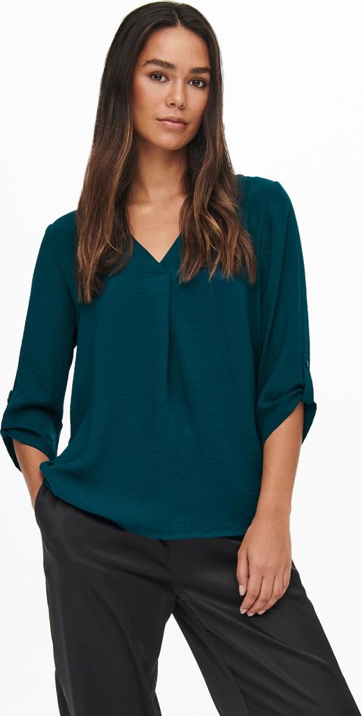 Damen JDY Lange Hemd Bluse 3/4 Ärmel JDYDIVYA Freizeit Tunika | 34