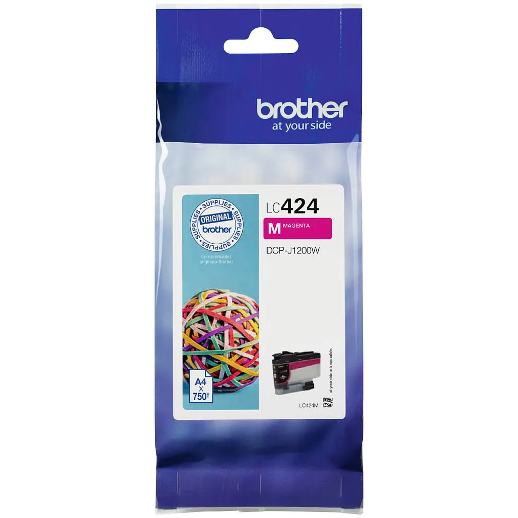 Cartuccia Magenta Brother LC-424M | Stampa Facile 750 Pag | Promo
