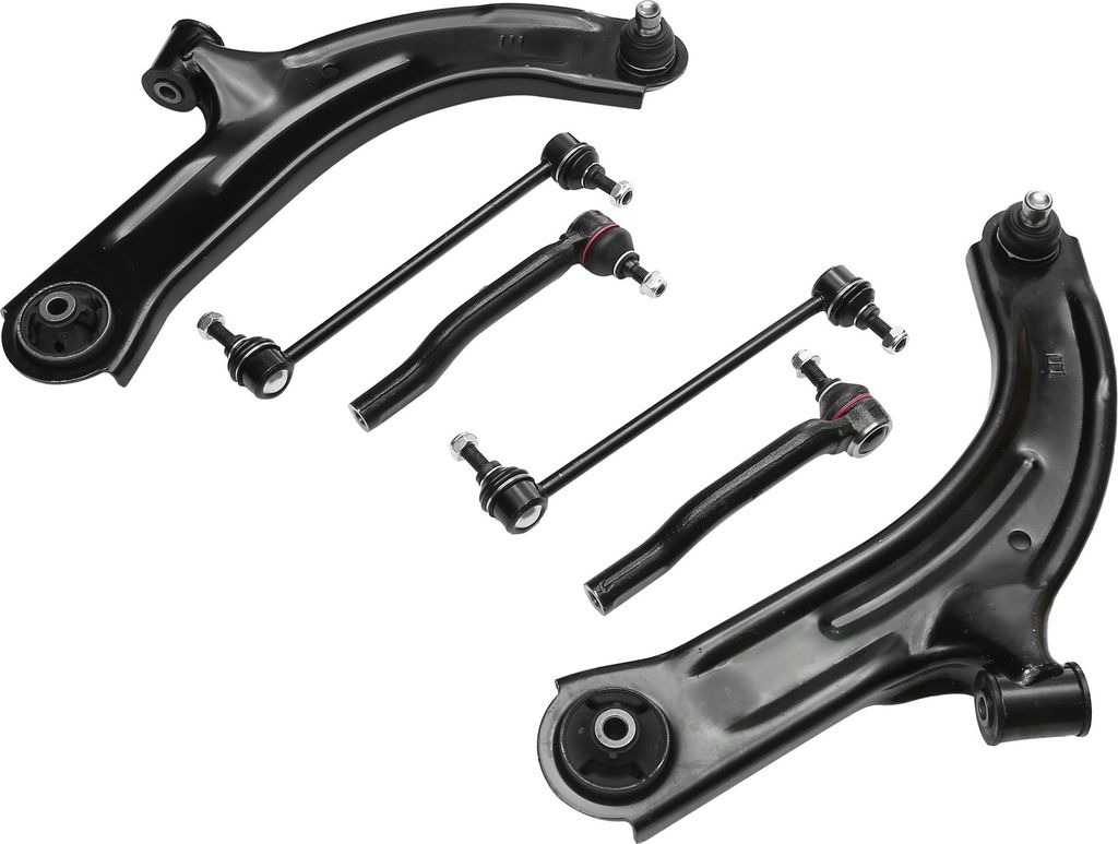 6 Stück vordere untere Querlenker Spurstangen Aufhängung für Nissan Cube