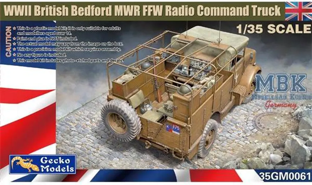 Camion Bedford MWR FFW 1/35 Montage Simplifié et Fidélité Historique