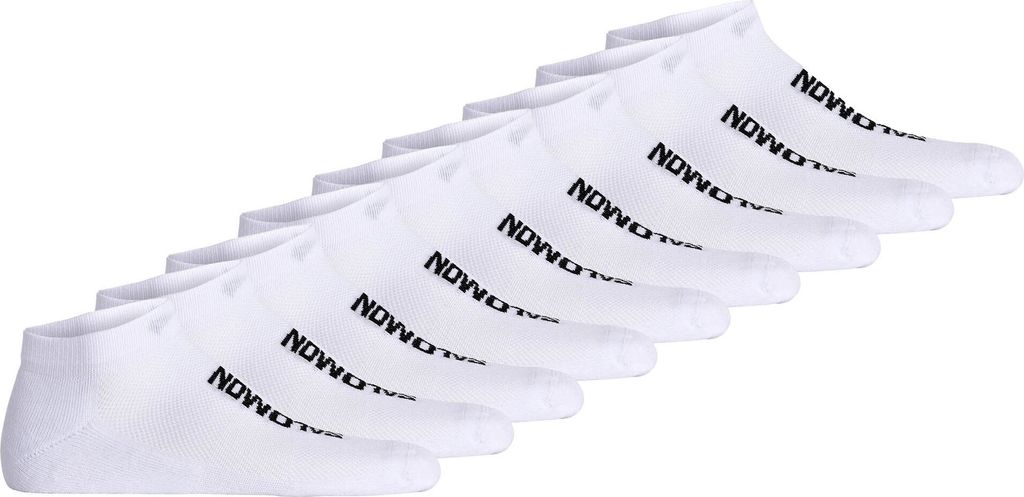 Salomon Uni Sneakersocken, 9er Pack - EVERYDAY LOW, Mesh-Einsatz, atmungsaktiv, Logo Weiß 45-47