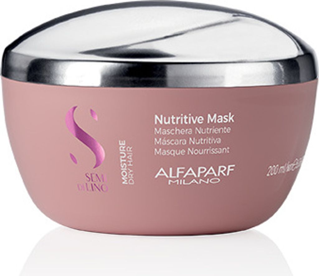 A product shot of a hair mask jar.