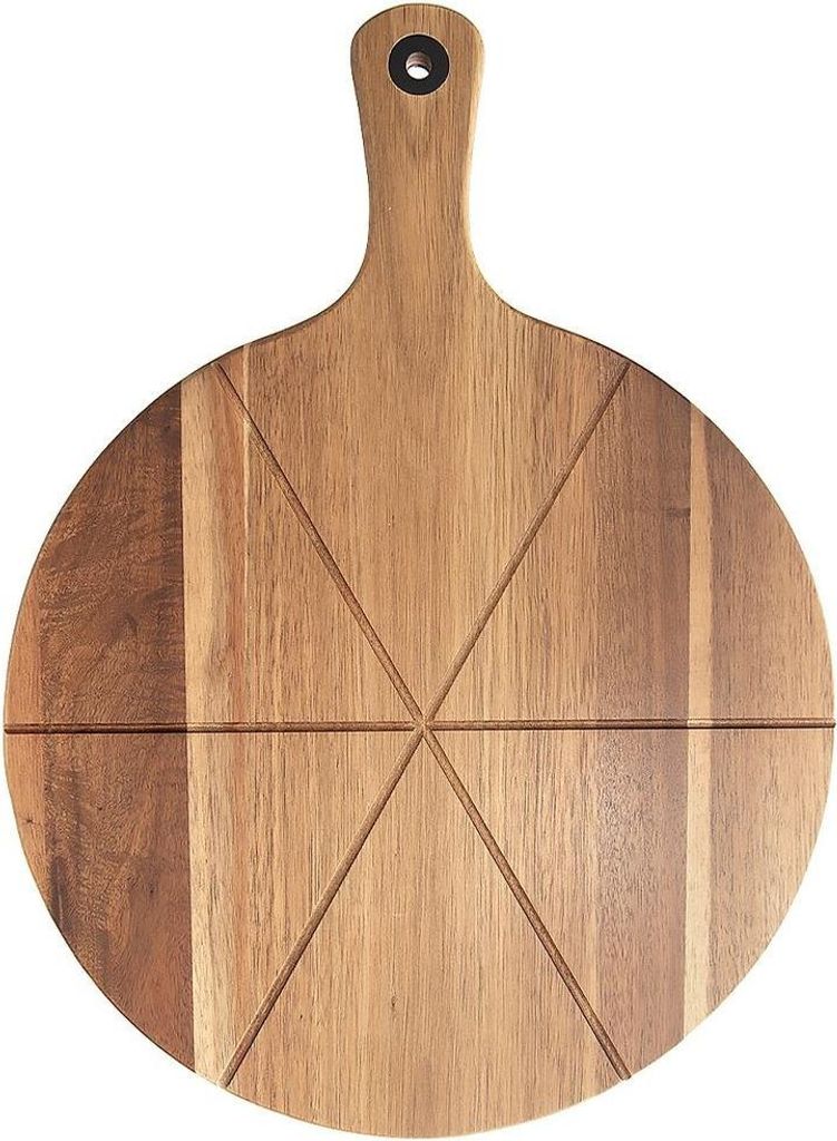 Tagliere in legno a doppia azione per servire e tagliare Immagine del prodotto 