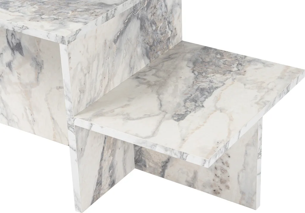 Table basse marbre Harmony 80x40x40 - Durable, robuste et élégante
