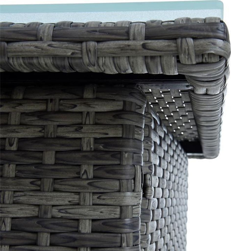 Beistelltisch Tisch Polyrattan Gartentisch Rattan Produktbild 5