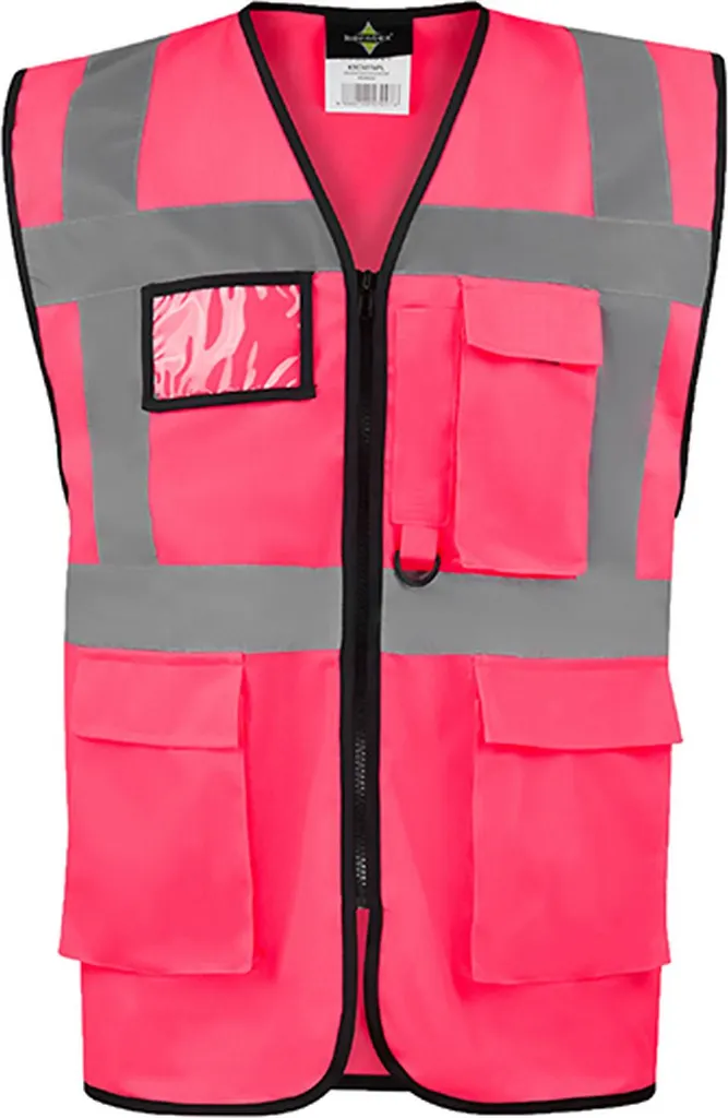 Gilet Alta Visibilità Rosa Korntex KXCMF Hamburg - Taglia L