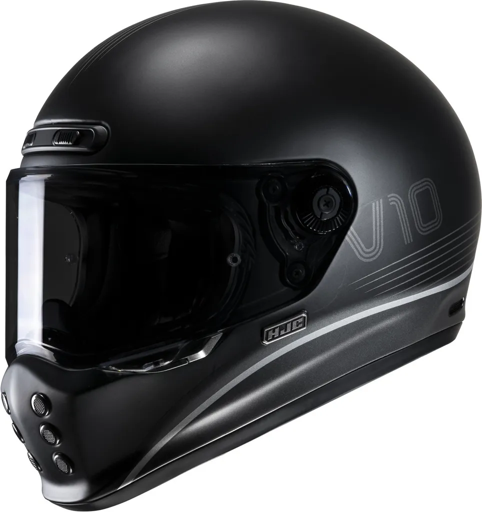 Casque HJC V10 Tami S - Confort Optimal et Sécurité ECE 22.06 Noir Mat