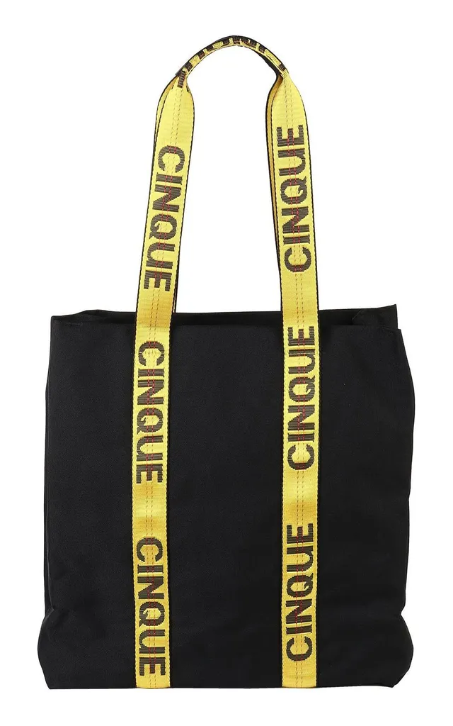Borsa Shopper CINQUE Corvi Black | Travel Bag Leggera Donna Nero