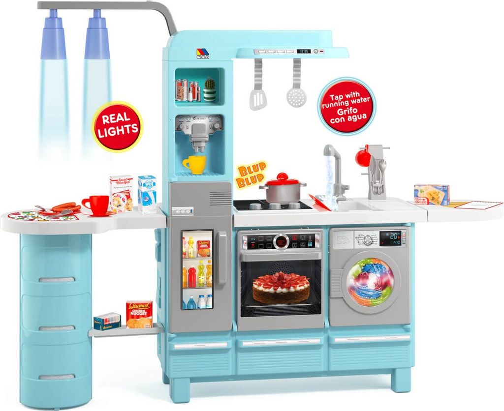 Elektronische Spielzeugküche Gourmet Blau