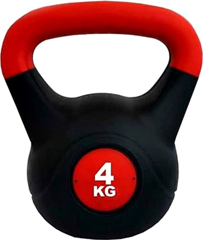 Spartan 1647, Standard-Kugelhantel, Stahl, Schwarz, Rot, 4 kg