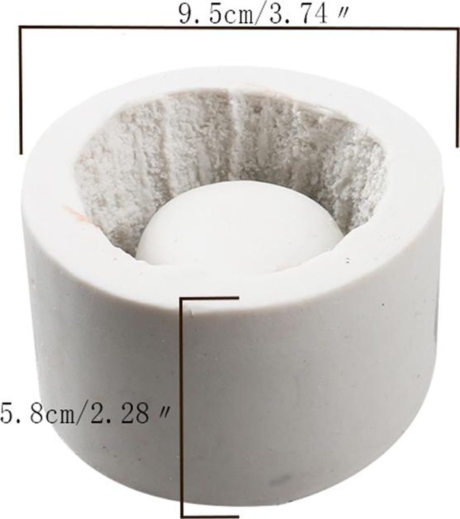 1 Stück Silikonform für Blumentopf, Zementvase, handgefertigte Seife, Bastelwerkzeug, Gartendekoration
