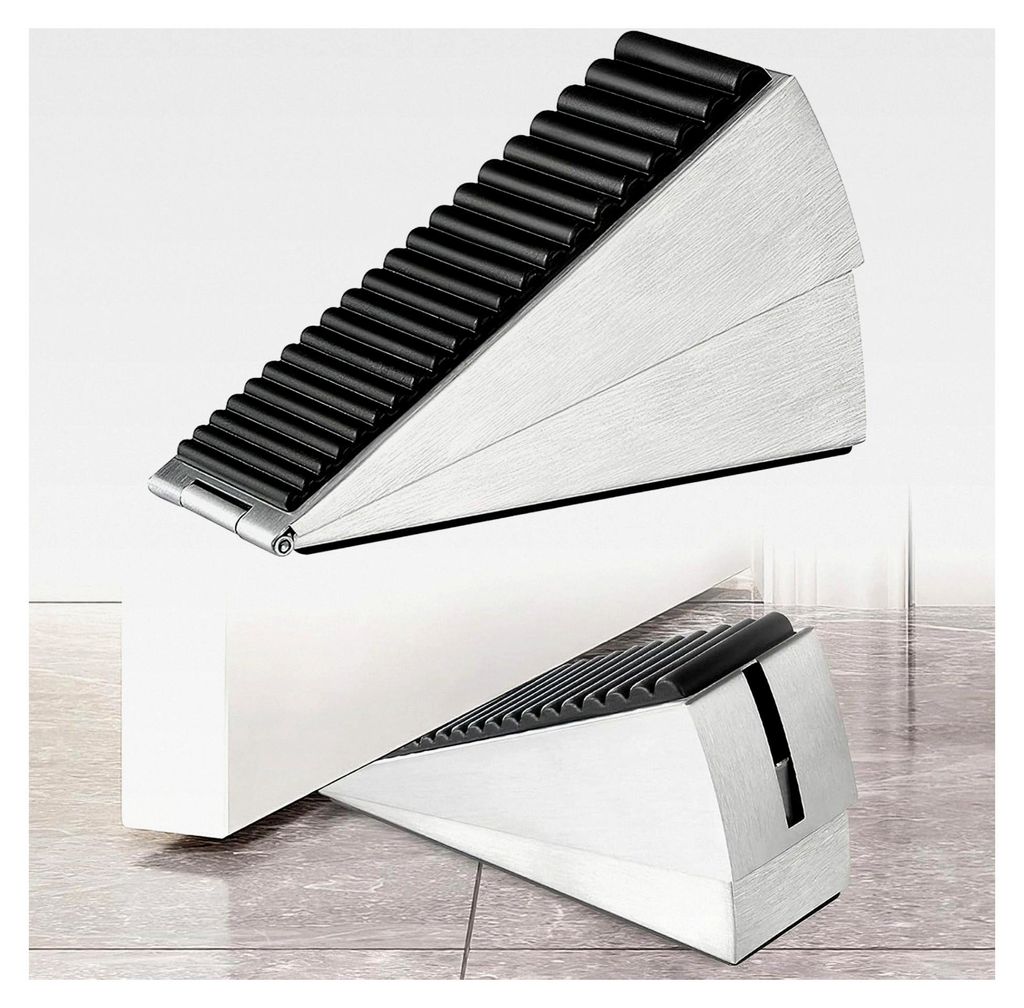 7,6 cm Türstopper Hoch Türkeil für schwere Türen komprimierbar, rutschfest für alle Oberflächen