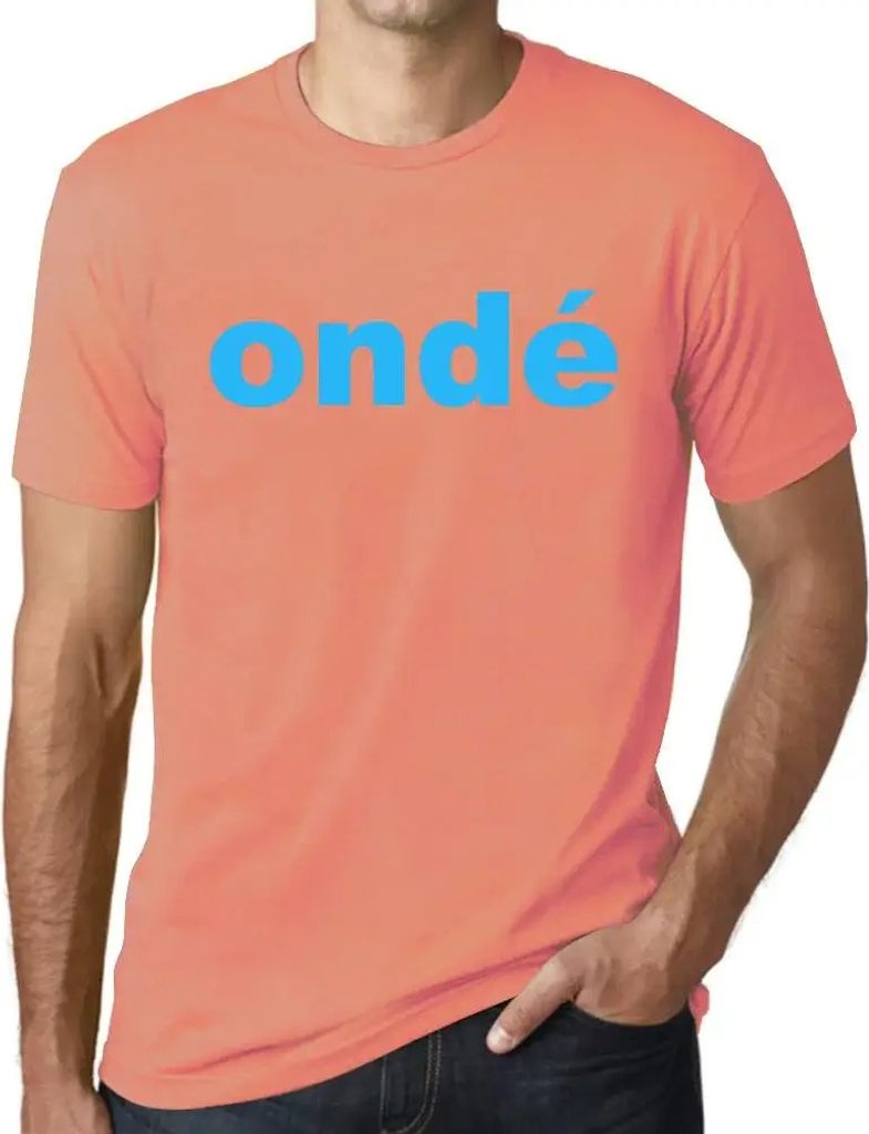 Herren Grafik T-Shirt Ondé Öko-Verantwortlich Vintage Jahrgang Kurzarm Lustige Druck Geburtstag Geschenk Mann