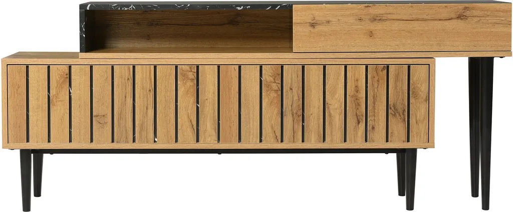 Meuble TV Extensible Solution pour Espaces Difficiles 129 à 200 cm - 5