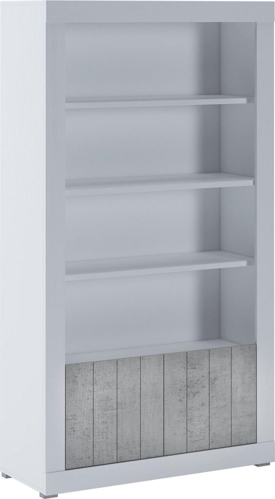 Spinoso - Regal, 105x42x191h cm Weiß, 3 Regalböden