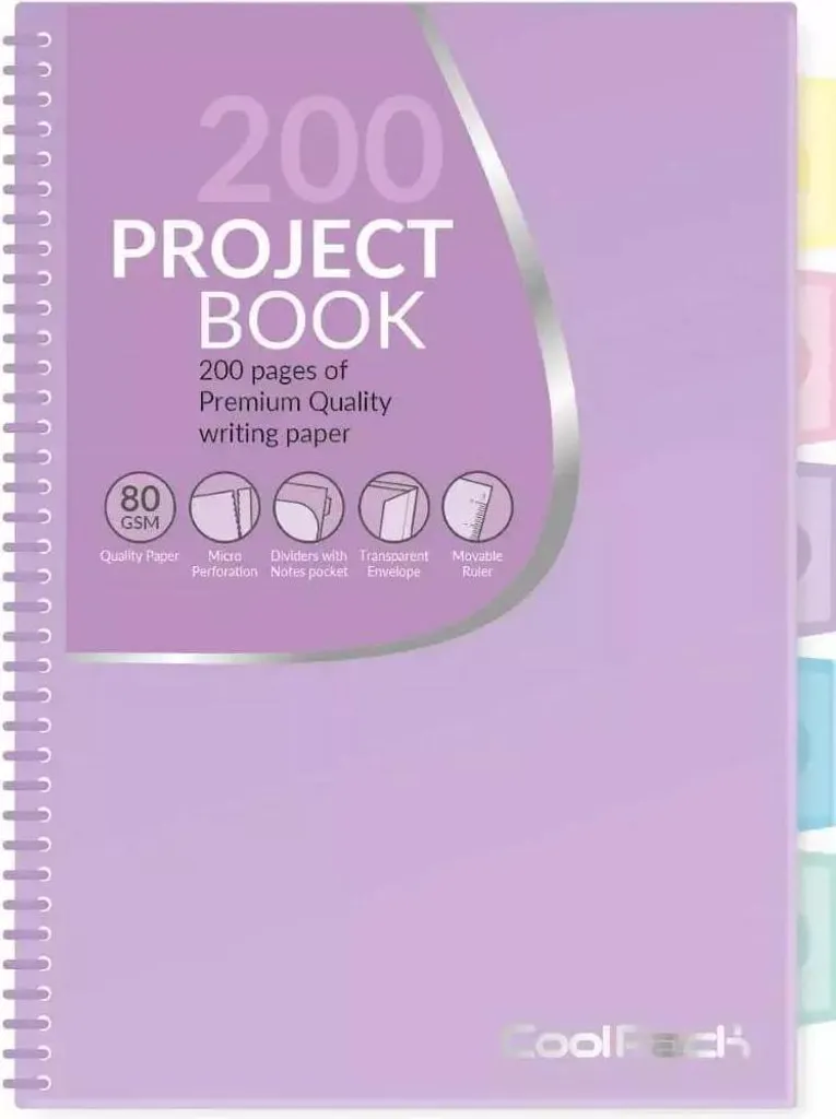 Coolpack Colophon A4 Viola Pastello | Il Miglior Raccoglitore per Appunti
