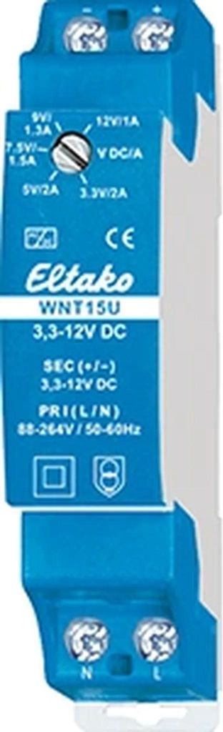 Eltako WNT15U/3,3-12VDC Uni-Weitbereichs-Schaltnetzteil 20000175