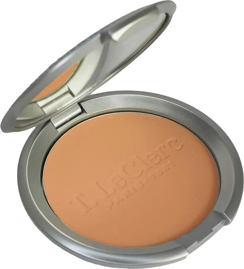 T.Leclerc Poudre Compacte 04 Bronze 10g - Anti-Brillance et Teint Terne Mat