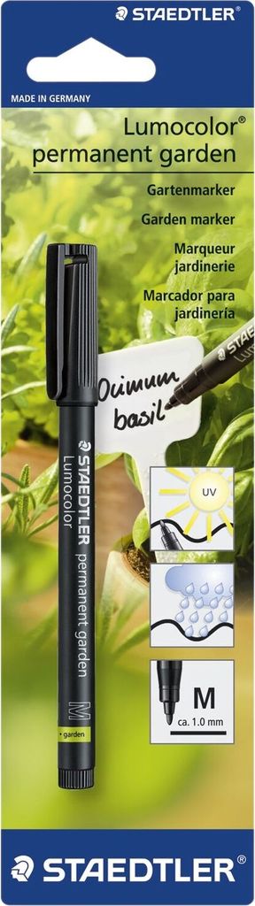 STAEDTLER marcatore da giardino Lumocolor M nero Immagine del prodotto 