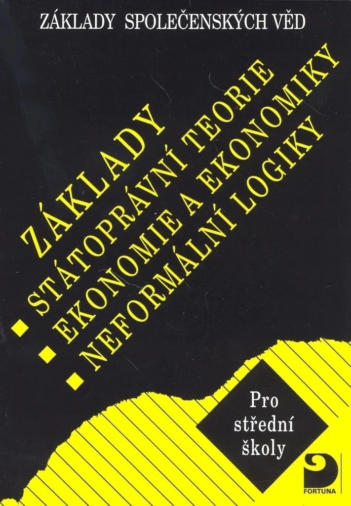 Livre Základy státoprávní teorie Bohuslav Eichler économie logique