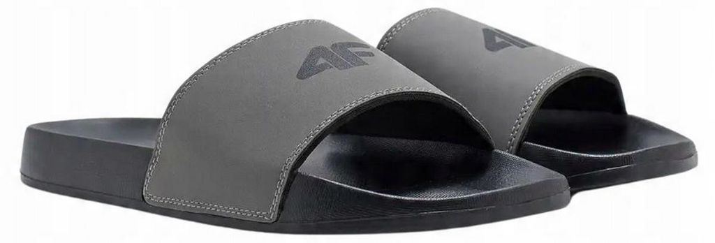 4F - Herren Badesandale "4FRMM00FSLIM011" PP6451 (39,5 EU) (Grau)