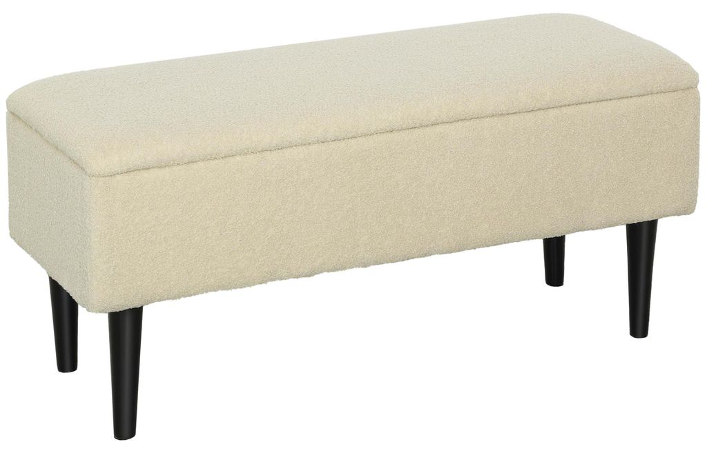 Panca HOMCOM con vano portaoggetti, panca letto, panca Immagine del prodotto 