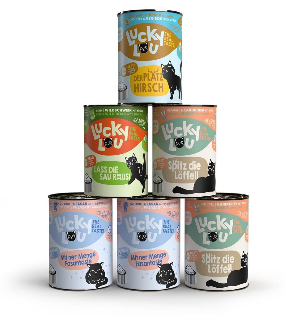 Lucky Lou Lifestage Adult Wild-Mix 6x 400 g Produktbild 