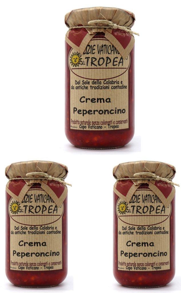 Trio aus Chilicreme