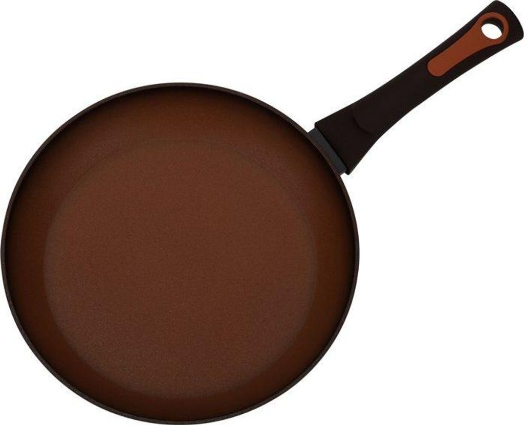 Pfannen Set 2-teilig GSW TERRA, Ø 24 und 28 cm, Geschmiedetes Aluminium 3 mm, Greblon C3 Antihaftbeschichtung, Rot