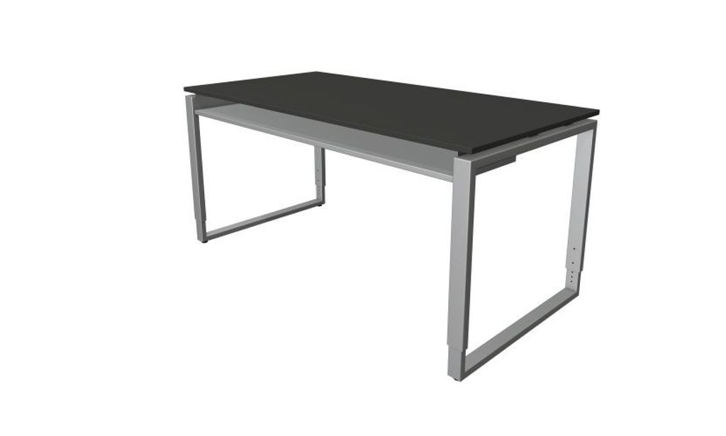 Kerkmann Schreibtisch Architekt 160 x 80 x 68-82 cm Bügelgestell Anthrazit