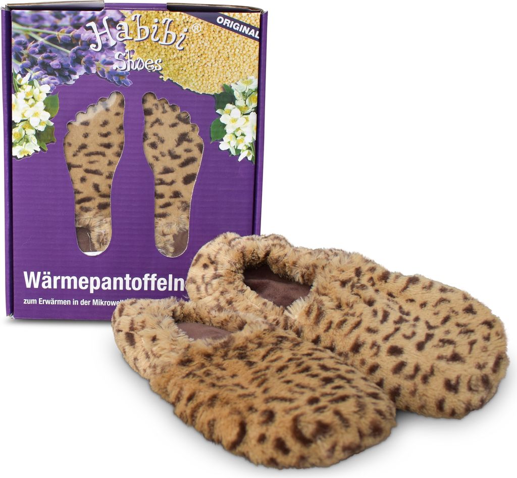 Habibi Wärmeschuhe aufheizbare Thermo Hausschuhe Fußwärmer Produktbild 