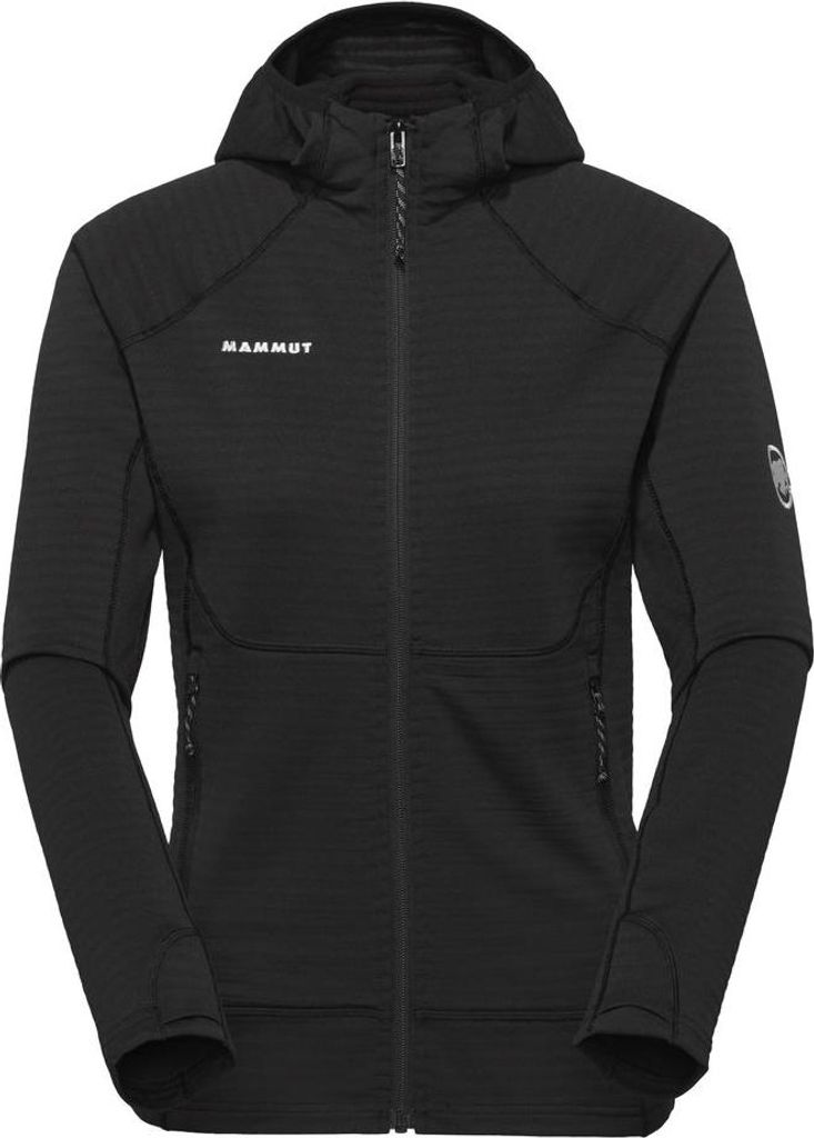 Taiss ML Hooded Jacket Women - Warmer Performance?Midlayer mit Kapuze - Mammut, Farbe:black, Größe:XXL