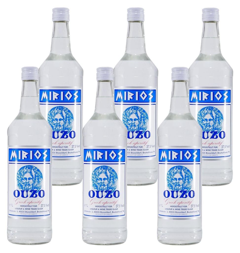 Mirios Ouzo - Grperitif (6 x 1,0L) Produktbild 