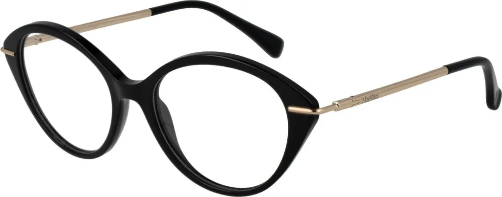 Occhiali Max Mara MM5075 001 Nero Lucido | Montatura Donna Originale